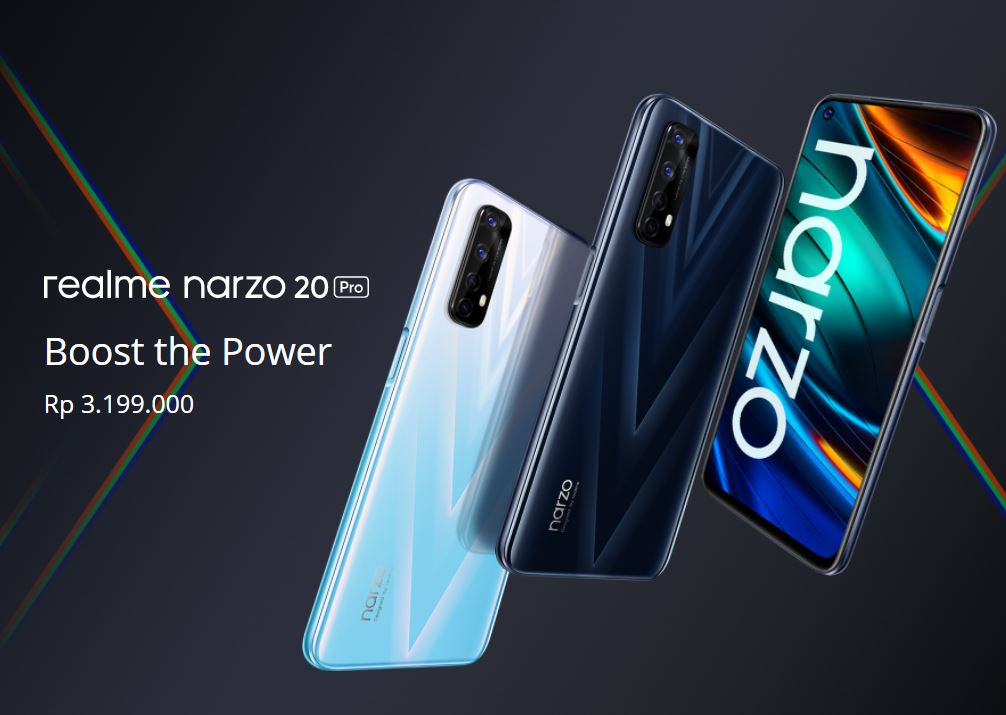 SWARA KAMU: Harga dan Spesifikasi Realme Narzo 20 Pro RAM 8GB ROM 128GB